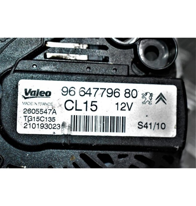 Δυναμό Citroen/Pegeuot/Mitsubishi C4/C3 308/3008 Asx 1.6Hdi 9HD6 2012-2017 9664779680