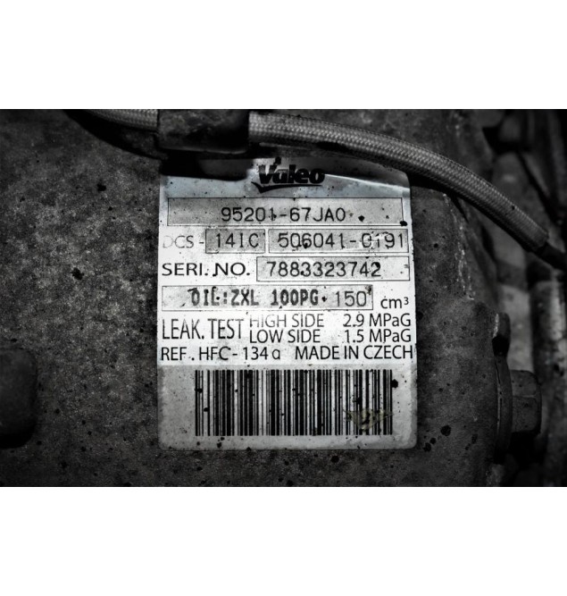 Κομπρεσέρ Aircondition Suzuki Grand Vitara 1.9 DDIS 2005-2010 95201-67JA0 506041-0191