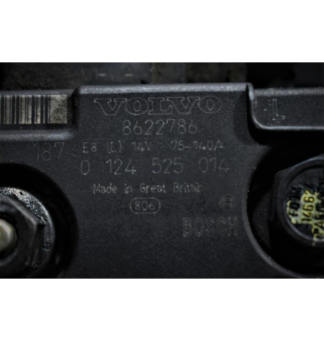 Δυναμό Volvo S60 / S80 / V70 B5204T5 2000-2010 BOSCH 8622786  0124525014