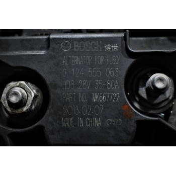 Δυναμό Mitsubishi Canter Fuso 3.0 4P10 2010-2015 Euro 5 BOSCH MK667722 0124555063 80A
