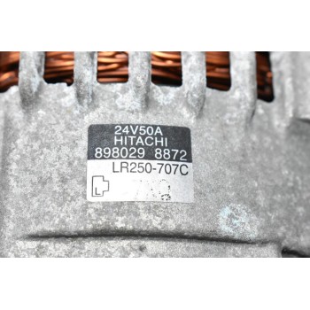 Δυναμό Isuzu NQR NPR 3.0cc 4JJ1 HITACHI 8980298872 LR250-707C 24V  50A