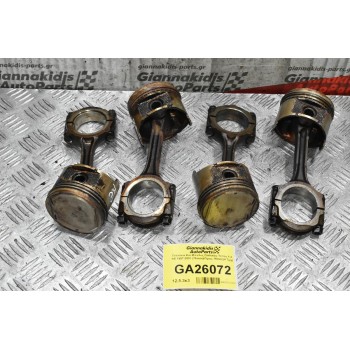 Πιστόνια Και Μπιέλες Daihatsu Terios 1.3 HE 1997-2001 (76mm)(Πίρος 19mm)(4 Τμχ)