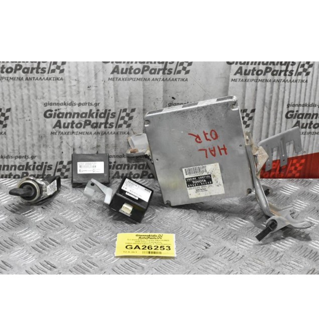 Σετ Immobilizer Toyota Hilux KUN25 2005-2012 ( Εγκέφαλος 89661-0KC50)+(Δέκτης Κ. Κλειδώματος 89741-71010)+(Μάτι 89783-71010)+(Κλειδαριά Με Κλειδί)+(Πλακέτα 89780-71020)