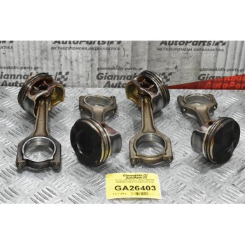 Πιστόνια Με Μπιέλες  Bmw 3 E87 E90 N43B20A 2005-2010 (84mm) (4 Τμχ)