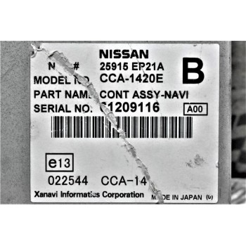 Ράδιο-CD/ DVD Nissan Navara 2005-2010 25915 EP21A