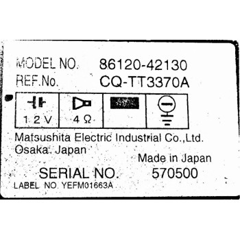 Ράδιο-CD-MP3  Toyota RAV4 2002-2006 86120-42130