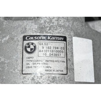 Κομπρεσέρ Aircondition - A/C Bmw 1.6 116i 316i 122PS N43B16AA 2007-2011 CALSONIC 9182794-03