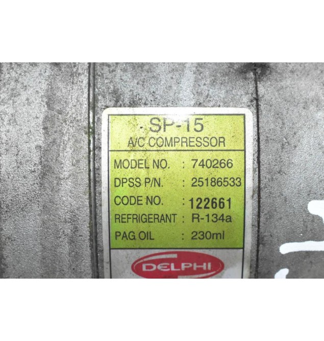 Κομπρεσέρ Aircondition - A/C Isuzu D-Max 3.0 4JJ1 2007-2012 740266 25186533