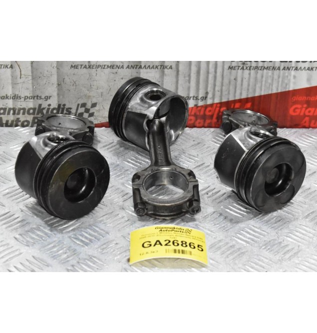 Πιστόνια + Μπιέλες Nissan Navara D40 2005-2010 (Εξωτερικη Διαμετρος 88mm)(3 Τμχ)