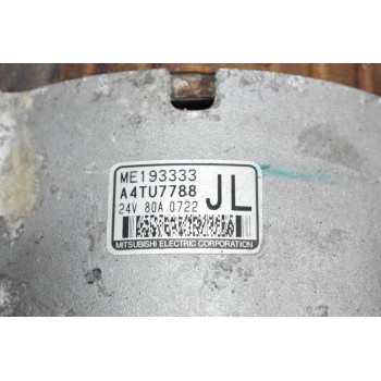 Δυναμό Mitsubishi Canter 4M42 (Ηλεκτρικά Μπέκ) 24V 2000-2010 MITSUBISHI ME193333 A4TU7788 80A
