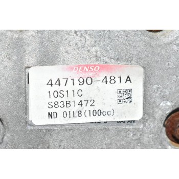 Κομπρεσέρ Aircondition - A/C Mitsubishi Canter 4M42 (Ηλεκτρικά Μπέκ) 24V 2000-2010 447190-481A 10S11C  S83B1472
