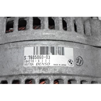 Δυναμό Bmw 118i 116i 114i 120i (F20/21) N13B16A 2010-2018 DENSO 7605060-03 104210-6331 170A