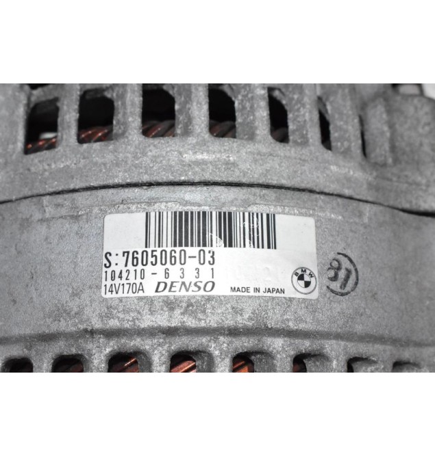 Δυναμό Bmw 118i 116i 114i 120i (F20/21) N13B16A 2010-2018 DENSO 7605060-03 104210-6331 170A