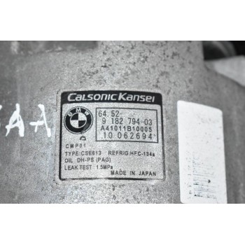 Κομπρεσέρ Aircondition - A/C Bmw 1.6 116i 316i 122PS N43B16AA 2007-2011 CALSONIC 9182794-03 A41011B10005