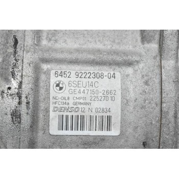 Κομπρεσέρ Aircondition - A/C Bmw 1 118i 116i N13B16A 2012-2018 DENSO 9222308-04 GE447150-2662