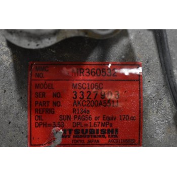 Κομπρεσέρ Aircondition Mitsubishi L200 4D56 K74 1997-2005 MR360532
