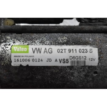 Μίζα Volkswagen Polo BME 1.6 TDI 2007-2015 VALEO 02T911023S 1610060124
