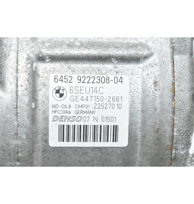 Κομπρεσέρ Aircondition - A/C Bmw 1 118i 116i N13B16A 2012-2018 DENSO 9222308-04 GE447150-2664