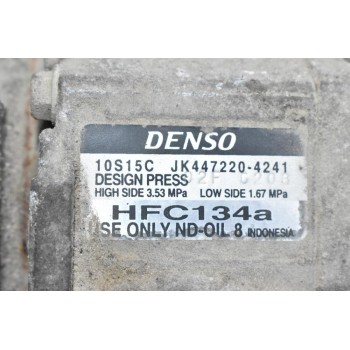 Κομπρεσέρ Aircondition - A/C Κλιματισμός Toyota Hilux 2001-2005 DENSO JK447220-4241 2KD