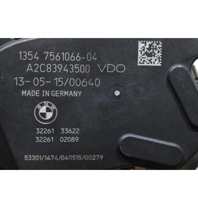 Πεταλούδα Γκαζιού Bmw 3 E87 E90 N43B20AA 2005-2010 A2C83943500 7561066-04