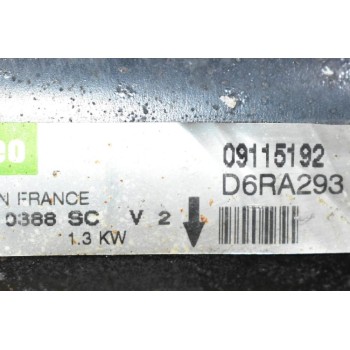 Μίζα Opel Corsa 1.2 Z14XEP 2000-2010 09115192 D6RA293