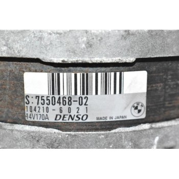 Δυναμό Bmw N43B20 - N43B16 2005-2010 7550468-02 104210-6021 170A (Μικρό Σπάσιμο Στη Φισα)
