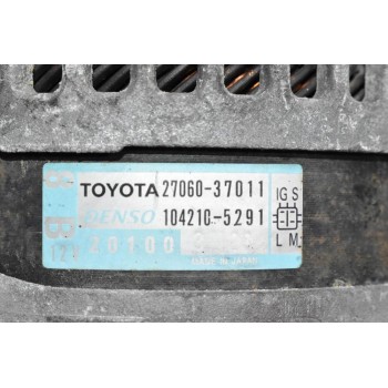 Δυναμό Toyota Avensis 2ZR 2010-2018 DENSO 27060-37011 104210-5291