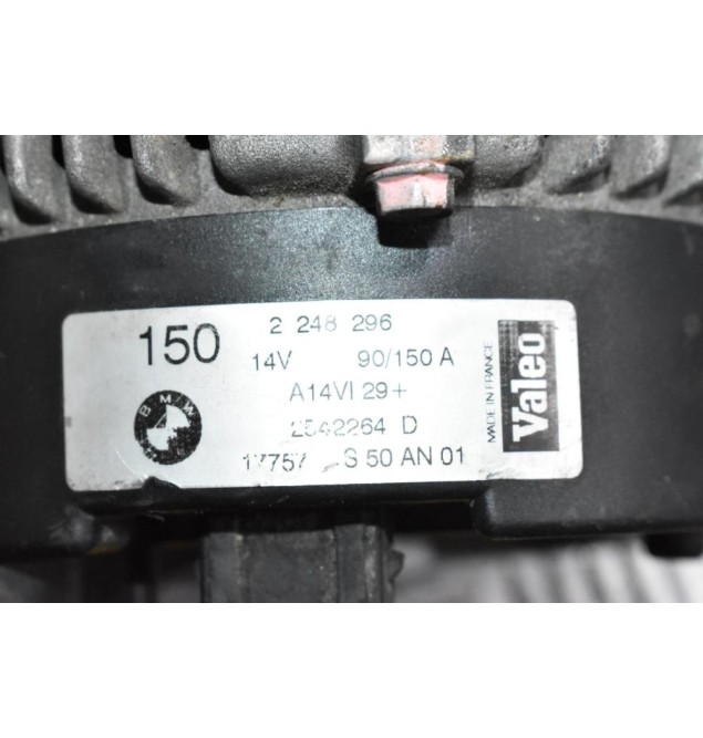 Δυναμό Bmw X5 E39 E53 3.0D 2000-2006 VALEO 2248296 14V 90/150A