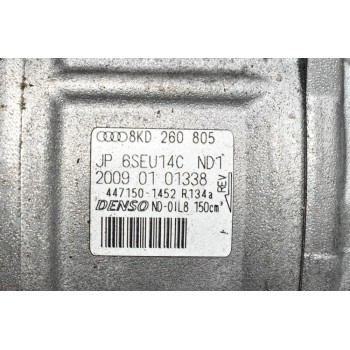 Κομπρεσέρ Aircondition - A/C Audi A4 2.0 CDH / CDN 2008-2015 DENSO 8KD260805 447150-1451 R134a