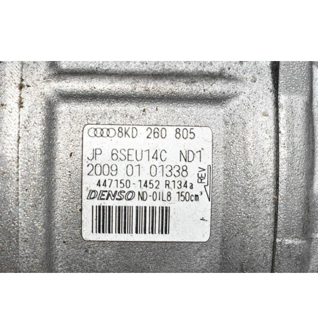 Κομπρεσέρ Aircondition - A/C Audi A4 2.0 CDH / CDN 2008-2015 DENSO 8KD260805 447150-1451 R134a
