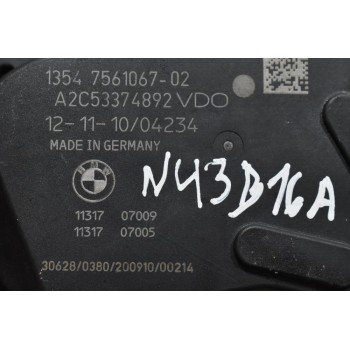 Πεταλούδα Γκαζιού Bmw 3 E87 E90 N43B16 2005-2010 A2C53374892 7561067-02