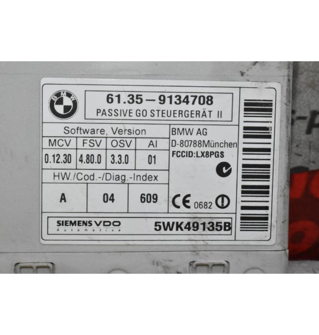 Μονάδα Ελέγχου Bmw 320 E90 E91 E87 2005-2010 VDO 61.35-9134708 5WK491385B