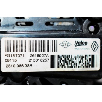 Δυναμό Renault 1.6 DCI R9MA408 2014-2020 VALEO FG15T071 2616927A 231008633R