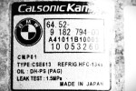 Κομπρεσέρ Aircondition - A/C Bmw 1.6 116i 316i 122PS N43B16AA 2007-2011 CALSONIC 9182794-03 A41011B10005