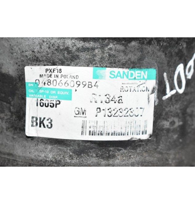 Κομπρεσέρ Aircondition - A/C Opel Insignia 2.0 A20DTH 13232307 SANDEN 1605F 2008-2015