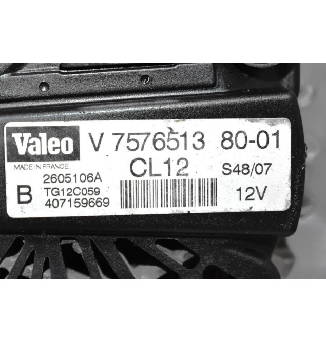 Δυναμό Mini Cooper R56 1.6 N12B16AA 2006-2011 VALEO V7576513 80-01 106A