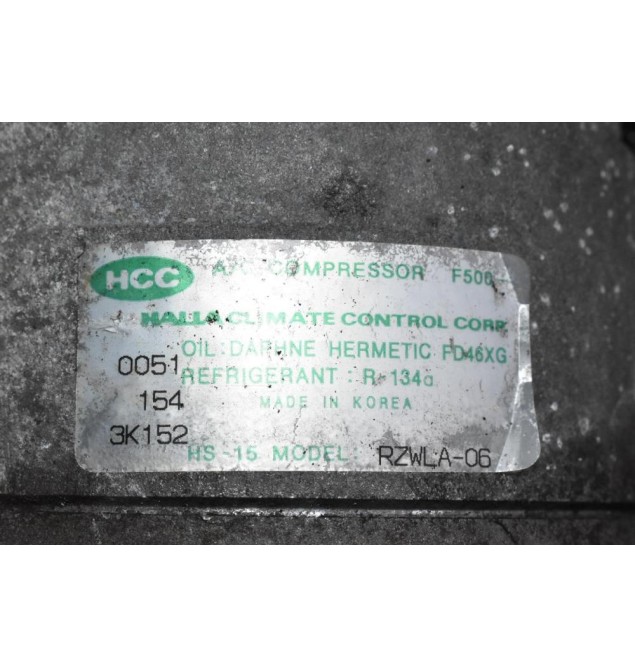 Κομπρεσέρ Aircondition Ford Ranger / Mazda B2500 2.5 WL 12V 2001-2005 RZWLA-06