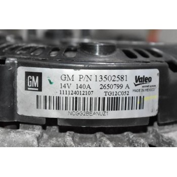 Δυναμό Opel Insignia 2.0 A20DTH 2008-2015 (13502581 140A)