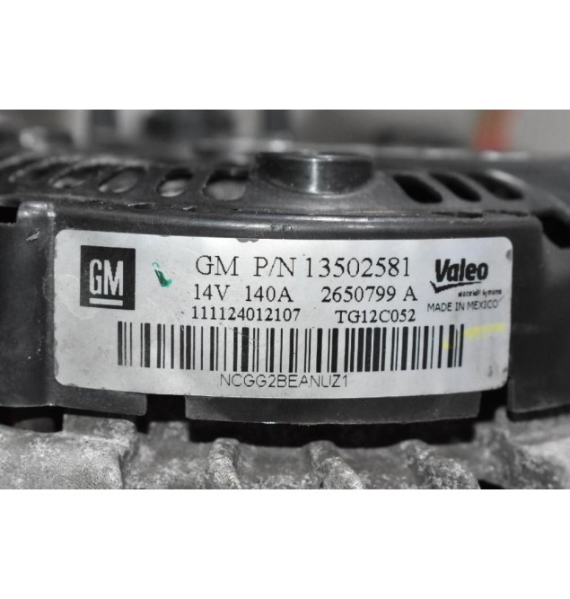 Δυναμό Opel Insignia 2.0 A20DTH 2008-2015 (13502581 140A)