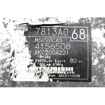 Κομπρεσέρ Aircondition - A/C Mitsubishi Outlander 2.0 BSY 2007-2012 7813A068 MSC90CAS AKC200A221