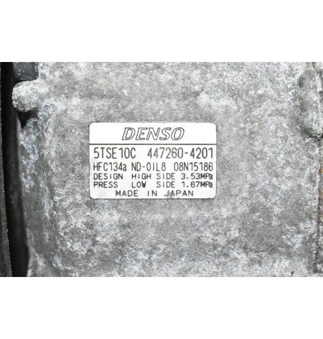 Κομπρεσέρ Aircondition Toyota Auris / Yaris 1NR 1.3 2008-2015 DENSO 447260-4201 5TSE10C