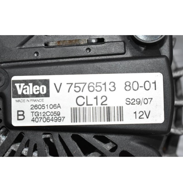 Δυναμό Mini Cooper R56 1.6 N12B16AA 2006-2011 VALEO V7576513 80-01 106A