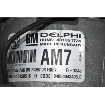 Κομπρεσέρ Aircondition - A/C Opel Astra J 1.6 A16LET 2009-2015 DELPHI 401351739 13450516 ΑΜ7