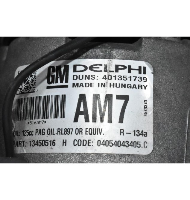 Κομπρεσέρ Aircondition - A/C Opel Astra J 1.6 A16LET 2009-2015 DELPHI 401351739 13450516 ΑΜ7