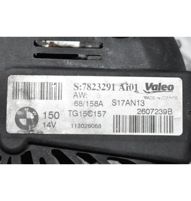 Δυναμό Mini - BMW 1.6 - 2.0D N47C20A - N47C16A 2010-2016 VALEO 7823291 A101 (Γνήσιο)