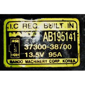 Δυναμό Hyundai Santa Fe 2.4 16V G4JS 195ps 2001-2006 37300-38700