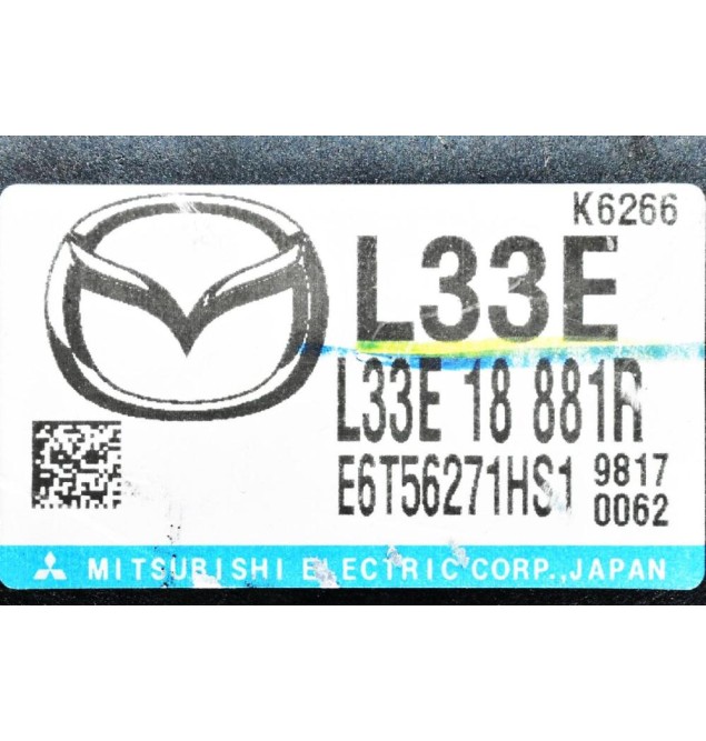 Εγκέφαλος Κινητήρα Mazda MPV 2.3 L3 2004-2009 L33E18881R E6T56271HS1