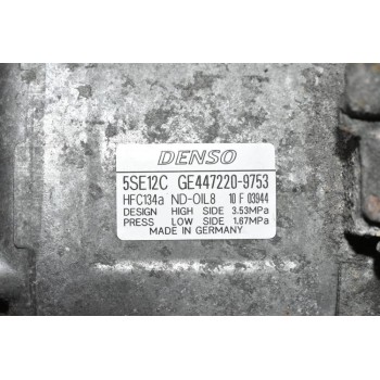 Κομπρεσέρ Aircondition - A/C Κλιματισμός Toyota Avensis 2001-2009 DENSO 447220-9753 GE447220-9753
