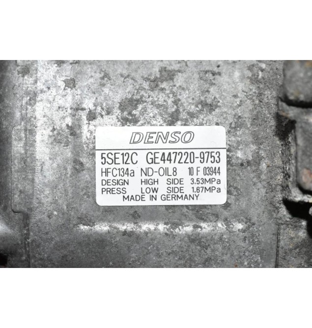 Κομπρεσέρ Aircondition - A/C Κλιματισμός Toyota Avensis 2001-2009 DENSO 447220-9753 GE447220-9753