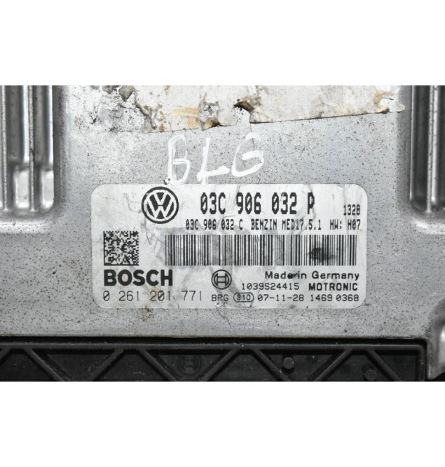 Εγκέφαλος Volkswagen Golf 1.4 TSI BLG 2006-2012 BOSCH 03C906032P MED17.5.1 0261201771